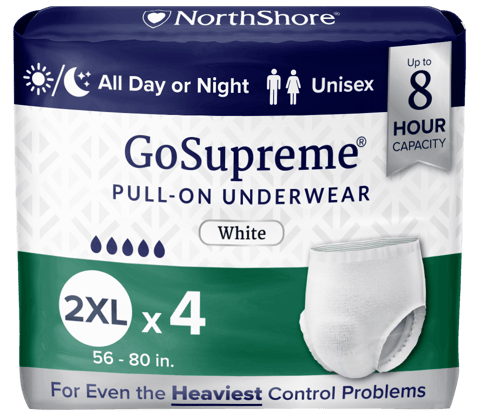 NorthShore GoSupreme Overnight 8-Hour Pull-Up Incontinence Underwear