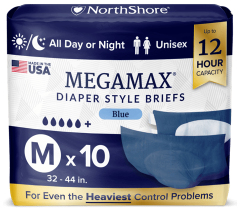 NorthShore MegaMax 12-Hour Overnight Diaper Style Briefs (USA v2 2025)
