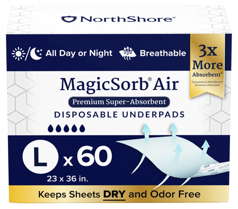 NorthShore MagicSorb Air Breathable Disposable Bed Protectors