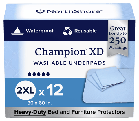 NorthShore Champion XD Premium Washable Bed Protectors (Underpads)