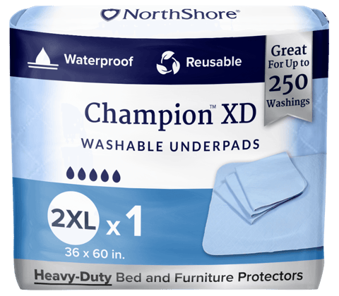 NorthShore Champion XD Premium Washable Bed Protectors (Underpads)