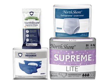 NorthShore MegaMax Air 9-Hour Breathable Diaper Style Briefs