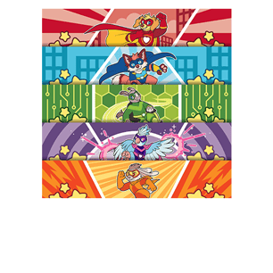 The PACK Diaper Panel Stickers